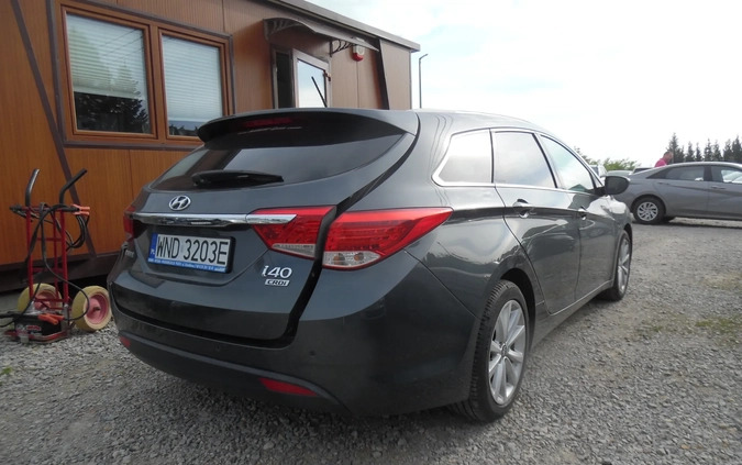 Hyundai i40 cena 14100 przebieg: 201700, rok produkcji 2012 z Bobolice małe 277